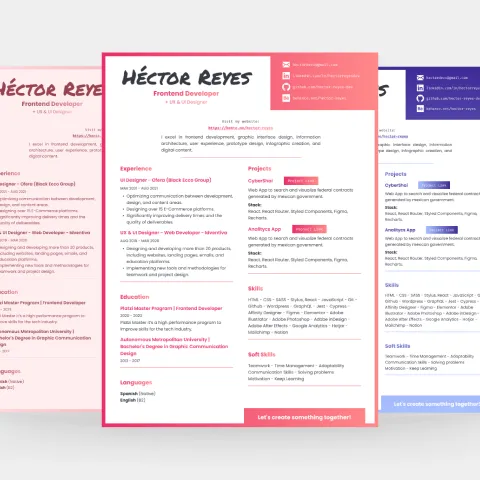 Figma Community - Resume Template